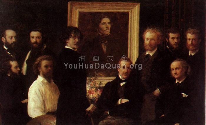 Homage to Delacroix - 亨利·方丹·拉图尔